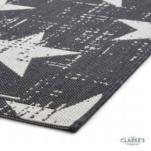 Additional picture of Santa Monica 48648 Outdoor Rug Black/White 120 x 170cm