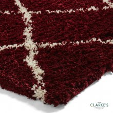 Additional picture of Scandi Berber G257 Red/Cream Rug 120 x 170cm