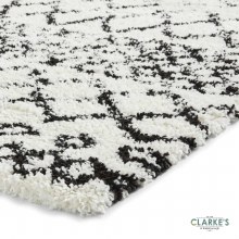 Additional picture of Scandi Berber G272 White/Black Rug 120 x 170cm