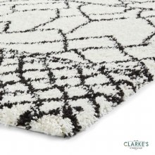 Additional picture of Scandi Berber G276 White/Black Rug 120 x 170cm