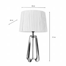 Additional picture of Sia Table Lamp Silver 57cm