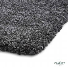 Additional picture of Sierra 9000 Shaggy  Dark Grey Rug 120x x 170cm