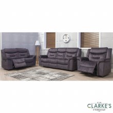 Additional picture of Silvano 3 Seater Recliner Sofa Grey