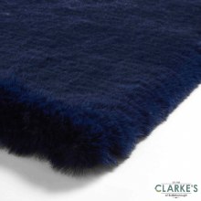Additional picture of Super Teddy Navy Rug 120 x 170cm