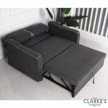 Additional picture of Aspen Sofa Bed Charcoal Patchwork