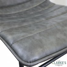 Additional picture of Brooklyn PU Dining Chair Grey