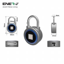 Additional picture of ENER-J Smart Bluetooth Fingerprint Padlock