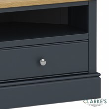 Additional picture of Edinburgh Corner TV Unit Charcoal