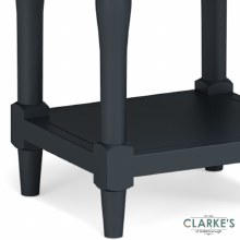 Additional picture of Edinburgh Lamp Table with Drawer Charcoal