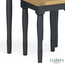 Additional picture of Edinburgh Nest of 2 Tables Charcoal