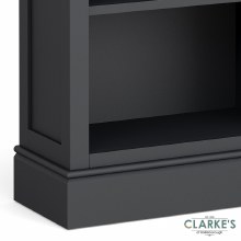 Additional picture of Edinburgh Slim Bookcase Charcoal