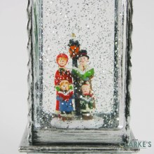 Additional picture of LED Lit Water Spinner Lantern with Choir Scene