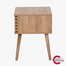 Additional picture of Larvik Natural Eucalyptus Wood Lamp Table