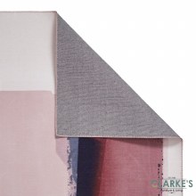 Additional picture of Michelle Collins AB0151 Printed Rose/Crimson Rug 150 x 230cm