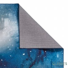Additional picture of Michelle Collins OS0078 Printed Navy Rug 150 x 230cm