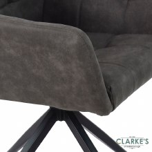 Additional picture of Milan Dining Chair Grey