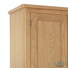 Additional picture of Purdi Oak Full Hanging Wardrobe