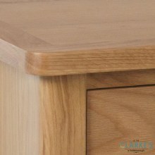 Additional picture of Purdi Oak Lamp Table with Drawer