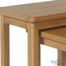 Additional picture of Purdi Oak Nest of 2 Tables