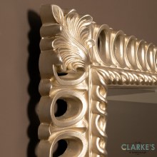 Additional picture of Reflection Rectangular Champagne Wall Mirror 89 x 119cm