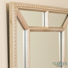 Additional picture of Remy Bevelled Champagne Mirror 80 x 105cm