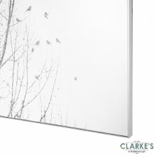 Additional picture of Forest Silhouette Wall Mirror Silver