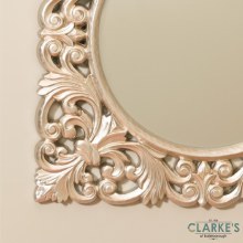 Additional picture of Varina Champagne Wall Mirror 90cm