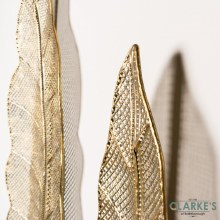 Additional picture of Algarve Wall Leaf Decor Gold