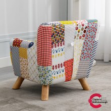 Additional picture of Annah patched kids chair