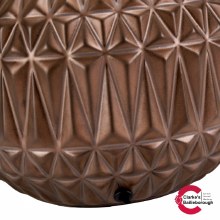 Additional picture of Anneli Bronze Aztec Texture Ceramic Table Lamp