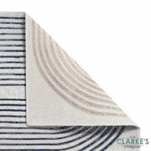 Additional picture of Apollo 2683 Grey/Navy Rug 120 x 170cm