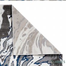 Additional picture of Apollo GR584 Grey/Navy Rug 120 x 170cm