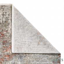 Additional picture of Athena Rug 18597 Grey / Terra 160 x 220cm