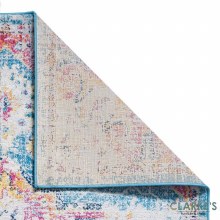 Additional picture of Boston Blue / Fuchsia Rug 120 x 170cm