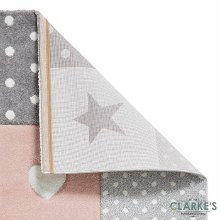 Additional picture of Brooklyn Kids Rug Pink 80 x 150cm