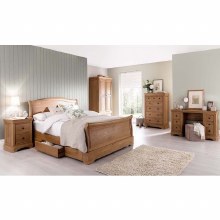 Additional picture of Carmen Oak Triple Wardrobe