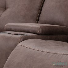 Additional picture of Casey 2 Seater Recliner Sofa with Console Chestnut