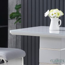 Additional picture of Chantele Compact Dining Set with 4 Chairs