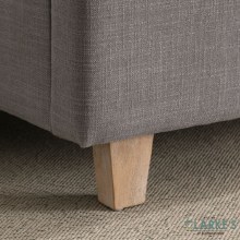 Additional picture of Chelsea Linen 5ft Bed Frame Grey