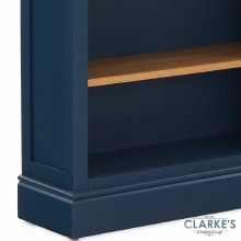 Additional picture of Chichester Navy Large Bookcase with Oak Shelves