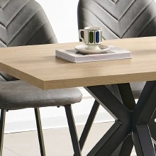 Additional picture of Christine Dining Set - 120cm Scratch Resistant Table and 4 Chairs