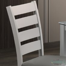 Additional picture of Columbia Dining Chair Grey with PU Seat