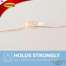 Additional picture of Command 3M Decorasting Clips Clear