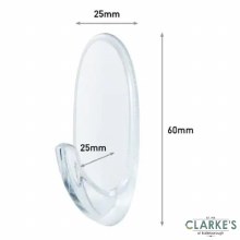Additional picture of Command 3M Medium Clear Hooks