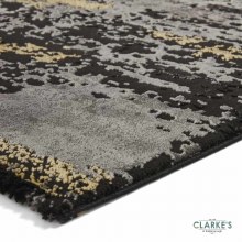 Additional picture of Craft 19788 Black / Gold Rug 120 x 170cm