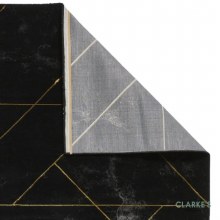 Additional picture of Craft 23299 Black / Gold Rug  160 x 220cm