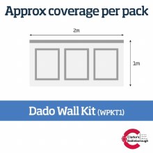 Additional picture of Dado Pine Wall Paneling Kit
