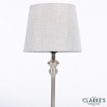 Additional picture of Dani Mini Buffet Lamp Silver/Grey 53cm