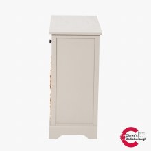 Additional picture of Devonshire Putty Pine Wood 2 Drawer 4 Basket Sideboard