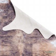 Additional picture of Faux Cow Skin Rug Brown/White 130 x 155cm